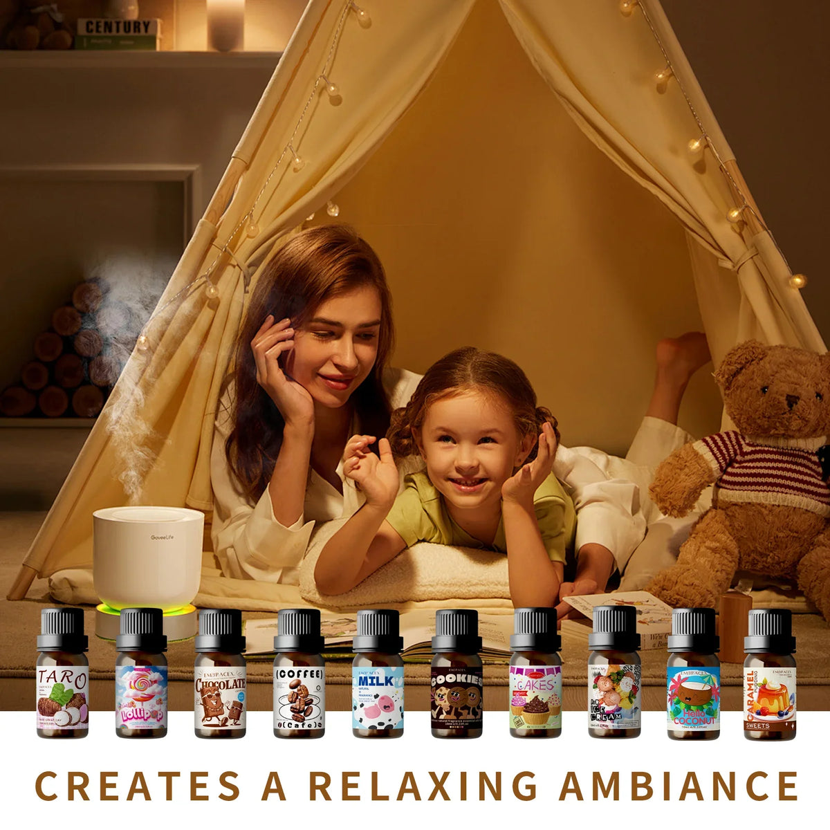 18 type Gourmet Essential Oils Perfumes Fragrance Is Long-Lasting For Skin、Diffusers、Candles Making Gifts For Women