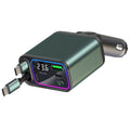 Retractable Cord Automatic Retraction Car In-car Charger Super-fast Charging
