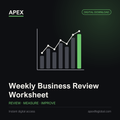 APEX Weekly Business Review Worksheet cover