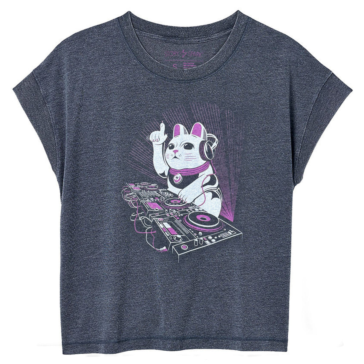 Lucky Mix Womens Deep Crewneck T-shirt